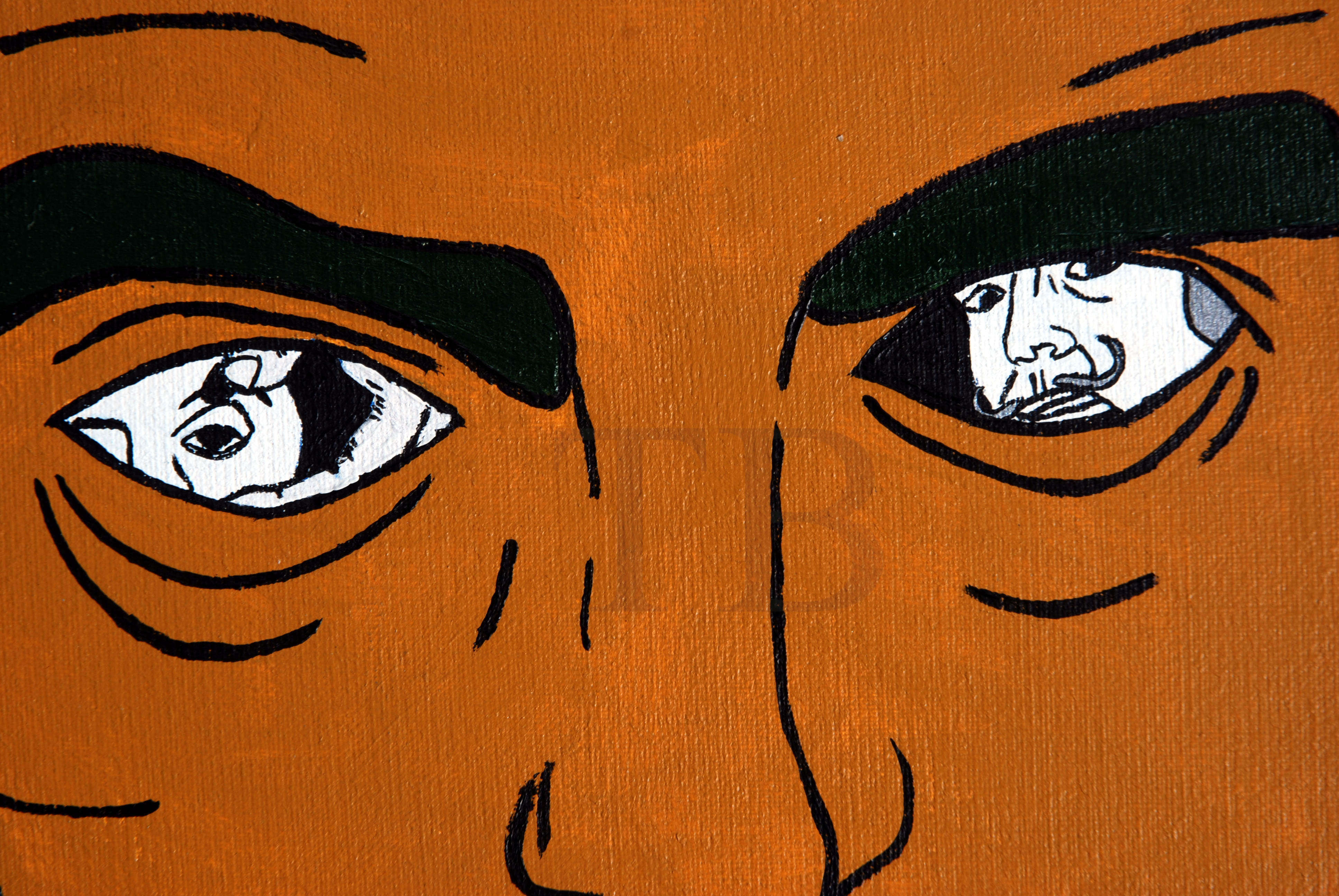 detail of buñuels eyes